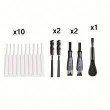 15Pcs Dust Cleaning Brush Set For Mobile Phone Charging Ports, Universal For Cleaning Keyholes, Suitable For Port Covers, Keyboards, Portable Cleaning Maintenance Tools For Phones & Electronic Gadgets - View 8