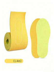 1 Rolo de Palmilhas para Sapatos Femininas de Novo Estilo com Corte Próprio, Palmilhas para Sapatos Esportivos Masculinas de Malha Respirável e Absorção de Choque, Palmilhas para Sapatos Adultas de Espuma de Memória Macia - Especificações múltiplas - Visão 8