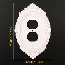 1 Buah Pelat Sakelar Berongga Gaya Gotik Vintage Plastik Berkualitas Tinggi Hasil Cetak 3D, Panel Dekoratif Sakelar Dinding Gaya Eropa Retro, Pelat Sakelar Dekorasi Lembut Personalisasi Halloween Cocok untuk Latar Belakang Dinding Studio - beraneka warna - View 17