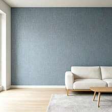1 Roll Blue Linen Texture Wallpaper, Self-Adhesive Removable Wall Sticker, Suitable For Bedroom, Dining Room, Kitchen Cabinets And Other Wall Surfaces, Removable, Suitable For Countertops, Furniture Renovation, Wall Decoration - Blue Plain Fabric Texture - View 10