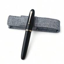 Bút máy Jinhao 9019 Demonstrator thân acrylic trong suốt, ngòi F, kèm túi đựng bút bằng vải đỏ, quà tặng viết văn phòng - 9019 - Xem 5