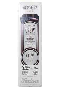 American Crew Fiber Pre-Styling Cleanser 250ml & Fiber 50g - Full Size - View 1