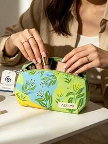 L'Occitane 時尚旅行美容包 防塵盥洗包 精湛工藝 適合短途旅行與戶外活動 女性實用禮品 LOCCITANE‑GIFT‑3 - 薄荷綠 - 查看 5