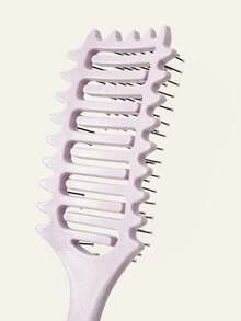 11pcs Curl Defining Brush Set, Hollow Bouncy Comb, Teasing, Rat Tail Comb, Edge Brush, Clip, Braiding Tool, Suitable For Daily - Multicolor - View 6