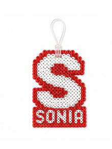 Ayotu Customized Personalized Letter Luggage Tags & Backpack Charms Keychains - Pixel Beads Style Luggage Identification Tags, Fuse Beads Travel Identification Tags, Includes Customized Letters & Lanyards, Pixel Style Art, Pet Identification Tags, Travel Essentials, Travel Storage Bag Accessories, Customizable Luggage/Backpack Decorations, Suitable For Men & Women Travel Use, Great Choice For Graduation Travel Gifts - Multicolor - View 19