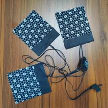 Pet Bed Heating Pad, 3-Level Adjustable Temperature, Waterproof, Graphene Even Heating For Warmth And Cold Protection - Black - View 1