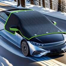 Multi-Model Car Windshield Cover, Suitable For All Car Models - Durable Oxford Fabric Material, UV And Snow Protection, Easy Installation, Long-Lasting, Ideal For Winter Driving, Flexible Design, High-Quality Material. RV Accessories, Waterproof Car Cover, Outdoor Car Cover, Curtains, Car Cover, Car Hail Protection Cover, Anti-Hail Car Cover - Multicolor - View 5