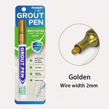 GuangNa 8 Colors Waterproof Tile Grout Pen, Wall Gap Pen, White, Black, Gray, Suitable For Tile Floor Bathroom, Stain Removal Gap Repair Tool - Grout Pen - View 14