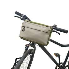 Green Nylon Multi-Function Bicycle Handlebar Bag, Bicycle Handlebar Bag With Shoulder Strap For Urban Commuters, Cycling Enthusiasts - Green - View 7