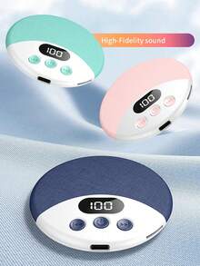 Compact Mini Wireless Pillow Speaker, 360° Surround Stereo Bluetooth 5.4 High-Fidelity Dynamic Sound Effects Wireless Music Player, Multiple White Noise Sound Effects Selectable - View 2