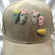 1pc Carrot Party Cute Street Casual Hat Decoration Khaki Baseball Cap All Season Wear - Carrot-a - View 4