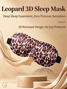 4 Styles Available, 3D Embossed Zero Pressure Blackout Design, Breathable Skin-Friendly Fabric, Adjustable Elastic Strap, Full Blackout, Suitable For Napping, Travel, Yoga, Home Use, Vintage Style - Multicolor - View 2