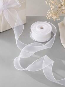 5PCS/3PCS/1PC Fish Tail Tulle Handmade Bow Ribbon, Flower Packaging, Gift Wrapping, Suitable For Bouquets, Cakes, Bows, Bookmarks, Party Supplies, Holiday Decor, Gift Wrapping Flower Arrangement Packaging Materials, Gift Wrapping Satin Ribbon, Used For Packaging Flowers, Cakes, Wedding Decor, Gift Boxes, Bows, Holiday Decor - Multicolor - View 8