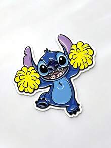 Disney 3pcs Set, Stitch Cartoon Character Enamel Pin, Alloy Lapel Brooch Badge, Backpack Jacket Hat Decorative Pin, Fashion Accessory Gift, Suitable For Girls - Multicolor - View 7
