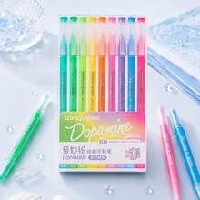 9-Color Neutral Pen Set, Large Capacity Creative Notebook Pen Set, 0.6mm Fine Tip, Smooth Writing, Suitable For Journaling, Note-Taking, Drawing, DIY Crafts And Art Supplies, Back To School, Independence Day Gift - Multicolor - View 4