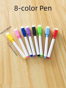 Mini Dry Erase Whiteboard, Portable A4 Size Drawing And Writing Board, Reusable Small Whiteboard, Suitable For Home, Office, Classroom, Used For Notes, Memos And Messages, Multicolor Frame - Multiple Styles - View 17