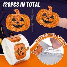 2pcs/550pcs Christmas & Halloween Stickers, High-Quality Self-Adhesive Christmas Stickers For Holiday Decoration | Durable Adhesive Stickers For Halloween Party Favors, Gift Wrapping, Envelope Sealing And Classroom Decor - Multicolor - View 8