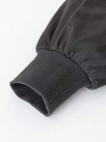 mini bala Unisex Baby Kids Belly‑Friendly Balloon Pants Loose Comfortable Long Trousers For Autumn - Iron Gray - View 8