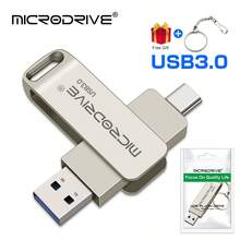 Microdrive 2合1 USB 3.0 Type-C 隨身碟 360°可旋轉 OTG 隨身碟 金屬雙介面記憶卡 外接儲存 U盤 適用於 Type-C 手機、筆電、PC - 查看 13