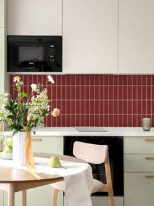 1/10/20pcs Modern Linear Peel And Stick Wall Tiles, 3D Backsplash Tile Stickers, Self-Adhesive Wall Stickers For Kitchen Bathroom - Wall Stickers - View 3