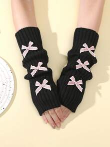 10pcs Star Fingerless Gloves, Y2K Style Arm Warmers, Knitted Subculture Design, Suitable For Autumn/Winter Summer - Multicolor - View 18