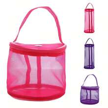 Handmade Crochet Tools Hook & Yarn Storage Bag, Mesh Yarn Storage Pouch, Suitable For Crochet Enthusiasts, Handicraft Accessories - Multiple Styles - View 3