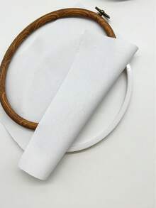 [Conjunto com 12 Peças] Presente de Natal Estilo Mori Vintage Conjunto de Bastidor de Bordado com Grão de Madeira, Oval 12*15cm/15*19cm com 10 Agulhas de Cauda Dourada, Ferramentas de Ponto Cruz Feitas à Mão, Adequado para Criação de Decoração de Parede - Design oval antigo + 10 alfinetes de ouro de três fios - Visão 4
