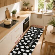1/2pcs Halloween Ghost Pattern, Vintage Diatomaceous Earth Bath Mat, Super Absorbent, Non-Slip, Perfect For Bathroom, Kitchen And Dining Room, Quick Drying, Machine Washable, Ideal Home Decor And Bathroom Mat Gift. - Multicolor - View 13