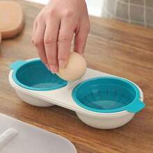 Egg Boiler (1 Set) Microwave Soft Boiled Egg Mold, Poached Egg Poacher, Rapid Steamed Soft Yolk Egg Cooker Kitchen Tool - Multicolor - View 5