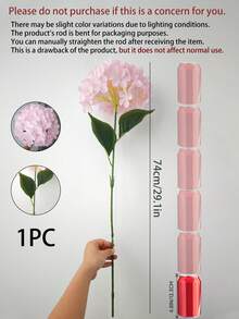 3件組 5瓣人工繡球花 73cm 大尺寸仿真繡球花 90片花瓣 豐滿高品質 適用於婚禮裝飾、居家裝飾、房間裝飾、臥室裝飾、客廳裝飾、新娘花束、派對裝飾、廚房裝飾、餐桌裝飾、情人節裝飾 - 粉色 - 查看 10