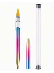 Wax-Free Self-Adhesive Diamond Brush, Suitable For Diamond Painting, Cross Stitch And Nail Art, Includes Diamond Pen For Picking Up Rhinestones - A - View 14