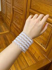 5/4/3/1 Pc Anti-Slip Cuff Straps, Wrist Lace Decorative Bands, Cuff Elastic Band, Suitable For Trench Coats, Sweaters, Jackets, Shirts, Sweatshirt, Suits, Etc., Comfortable And Non-Constricting, Removable Without Sewing, Length Adjustable - Multicolor - View 8