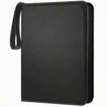 4-Slot Trading Card PU Leather Zipper Album With Detachable Card Sleeves, Portable Collection Folder For Game, Sports, Baseball Card Storage And Display, Holiday Gift Desktop Scene And Christmas Exchange Creative, Suitable For Teens 14+ And Adults - Multicolor - View 7