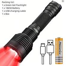 Senter LED Daya Tinggi Alonefire Cahaya Merah, Aluminium, Dapat Diisi Ulang, Lampu untuk Berkemah, Aktivitas Luar Ruangan, Mendaki, Berburu, Memancing, dan Mengamati Bintang. - MultiWarna - View 13