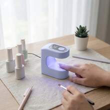 Mini Nail Dryer, Suitable For Gel Nail Polish, Fast Nail Dryer , 2 Timer Settings, Compact & Portable, For Fingernails And Toenails - Mini Version - View 5
