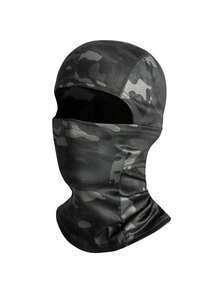 1pc Unisex Camouflage Balaclava Hat, All-Season Outdoor Cold-Proof Face & Neck Warmer, Windproof Cycling Mask, Suitable For Daily Outings, Skiing, Clothing Matching, Cycling Ski Masks - Multicolor - View 2