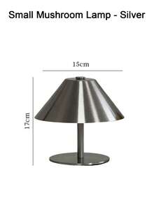 OBOVAY 1pc Portable Touch Control Desk Lamp, Cone-Shaped Metal Body With Lampshade, 3 Color Temperatures Adjustable, Brightness Adjustable, Unique Touch Operation, For Bedroom, Home And Office Decoration - Multicolor - View 15