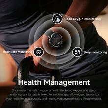GAWSUG 1400mAh Rugged Smart Watch Military Tactical IPX8 Waterproof Bluetooth Call Flashlight Fitness Tracker Men Women Gift - View 10