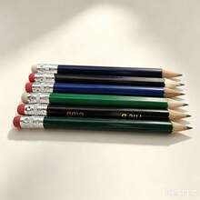 12支/24支短款迷你彩色鉛筆套裝 木質彩色鉛筆 學生繪圖鉛筆 文具盒裝 - 隨機顏色 - 查看 5