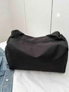Sports Yoga Backpack, Large Capacity, Lightweight, Short-Trip Storage, Dry-Wet Separation Travel Bag, Waterproof - Black - View 3