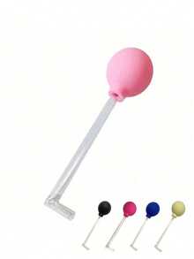 Tonsil Stone Removal Tool Kit, Includes PVC Suction Ball, Glass Tube, Manual Glass Tube Oral Irrigator For Home Use And Tonsil Stone Removal Tool, Silicone And Glass Material Tonsil Stone Suction Removal Kit (With PVC Suction Ball) - Easy To Operate And Efficient Oral Cleaning Care Product - Multicolor - View 7