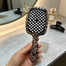 1pc/Styling Hollow Comb - Home Use Dry & Wet Dual-Purpose Multi-Function Detangling Curling Volumizing Styling Hollow Massage Mesh Hair Comb - Multicolor - View 5