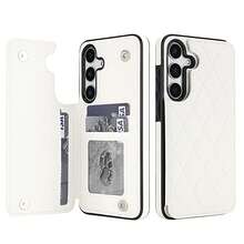 WEFOR Wallet Phone Case For Galaxy S26 S25 S24 S23 S22 Ultra Plus S25EDGE 24 FE, Multi-Card Slot Design, Magnetic Clasp, Built-In Stand, Shockproof Protection Cover, Compatible With IPhone 17 AIR 16e 16 15 14 13 12 11 Pro Max XR XS MAX, Magnetic Design, RFID Anti-Theft Card Slot, Magnetic Phone Protective Case, Shockproof, Unisex - White - View 45