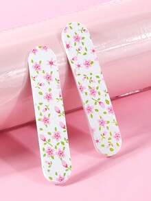 50pcs Mini Double-Sided Durable Portable Nail Files, Suitable For Manicure And Pedicure, Colorful Compact Design, Suitable For Natural And Artificial Nails - Multicolor - View 7