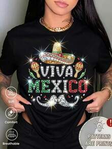 Plus Size T-Shirts - Black - View 1