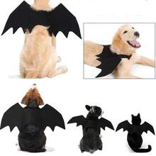 Pet Dog/ Cat Birthday Party Costume Accessory Set, Adjustable Hat And Bib Included, Cute Light‑Weight Outfit For Birthday Holiday Party Celebration - Black - View 2