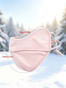 1pc Winter Warm Face Mask, Unisex, 3D Stereoscopic Eye Protection Design, Windproof, Cold-Resistant, Breathable, Suitable For Cycling, Outdoor Sports, Autumn/Winter Daily Wear, Solid Color Adjustable Ear Hook Face Shield - Multicolor - View 9