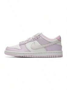 Kids' Nike Dunk Low BG GCEL Comfortable Daily Low-Top Casual Lightweight Sneakers IX5008-101 - Pink/white - View 4