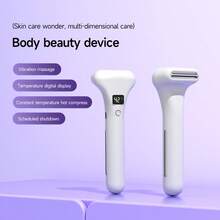 TOUCHBeauty Electric Gua Sha Massage Beauty Device, Constant Temperature Hot Compress & Vibration Massager With Digital Display, Timed Shutdown, For Face Neck Back Leg Body Skin Lifting & Muscle Relaxation ,1200mAh - Multicolor - View 14