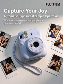 FujiFilm Instax Mini12 Instant Camera | Instant Shooting, Automatic Exposure System, Parallax Correction, 306g Portable Body, Rotating Lens For Switching Modes, 7-Second Flash Recharge, Foolproof Shooting For Beginners. Mini12 Instant Camera. - View 3